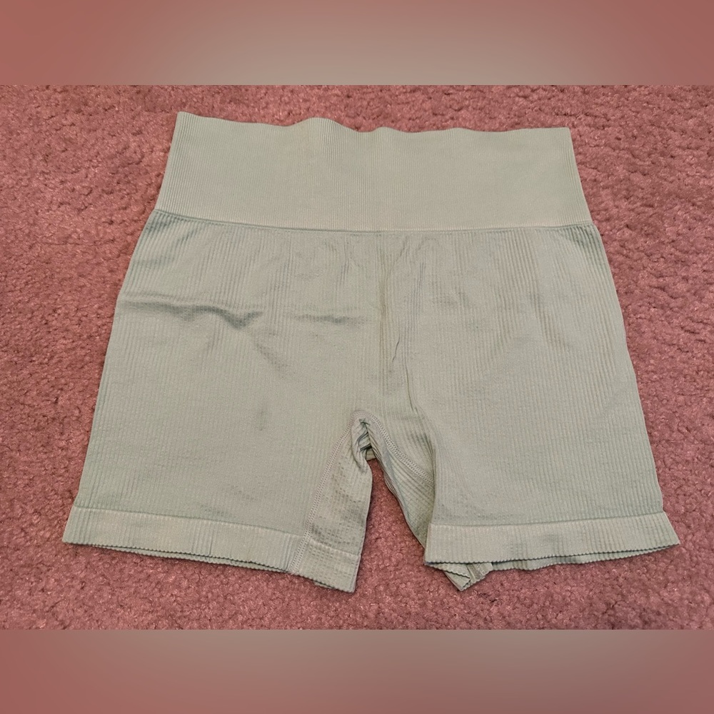 Colsie seamless ribbed biker short